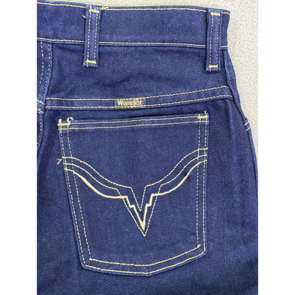 Wrangler Jeans Womens 12Misses Blue Full Fit Straight USA SCOVILL Vintage 80s